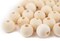 The Bead Chest Unfinished Natural Wood Beads (14mm, Set of 45)
